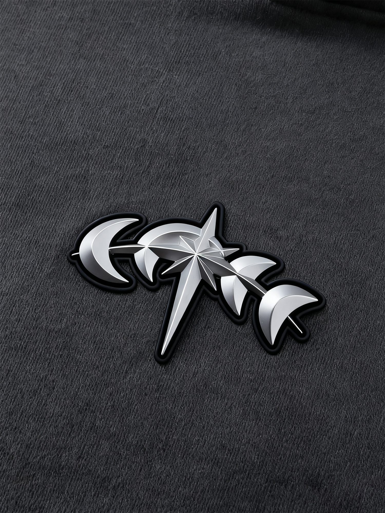 LUMINOUS DAWN ASTRAL LOGO ZIP HOODIE