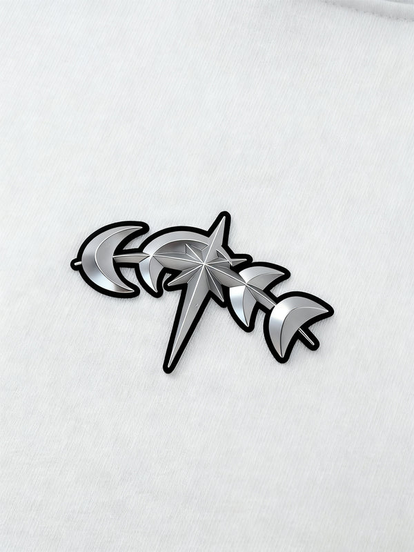 LUMINOUS DAWN ASTRAL LOGO ZIP HOODIE