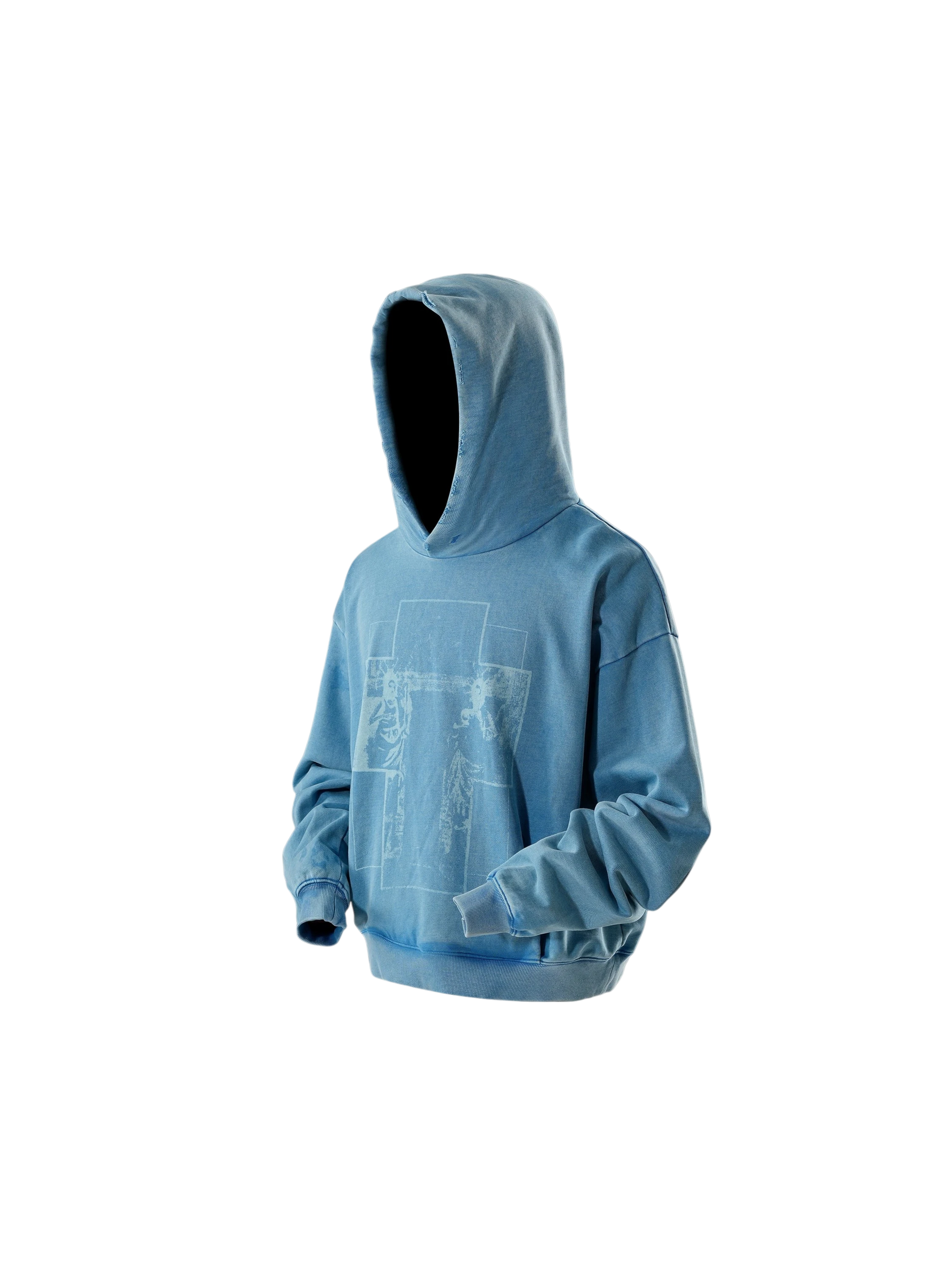 TBHNP Disciple Double Saints distressed pullover hoodie — men's streetwear hoodie