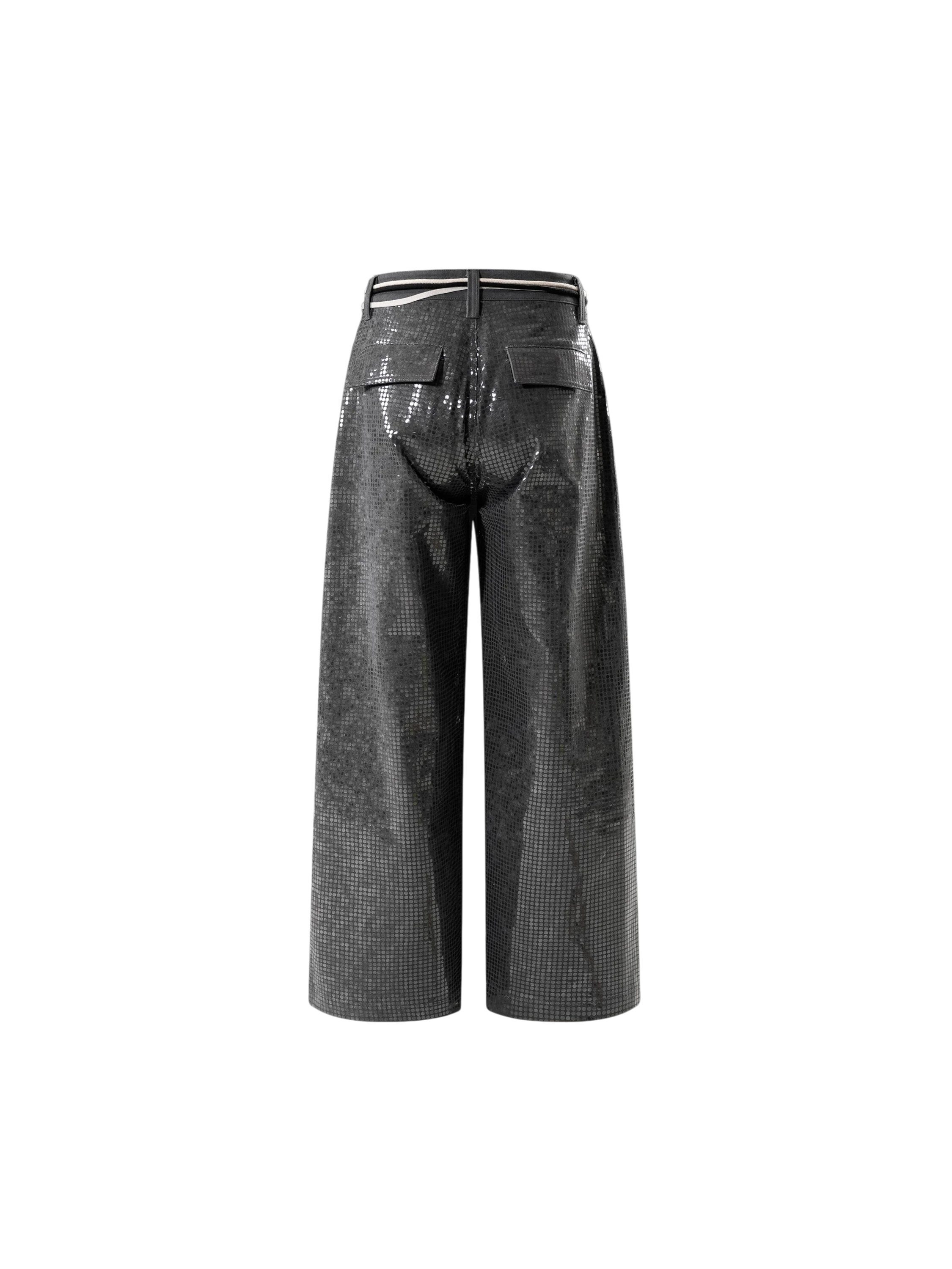 TBHNP Disciple sequin wide-leg work pants — men's streetwear pants
