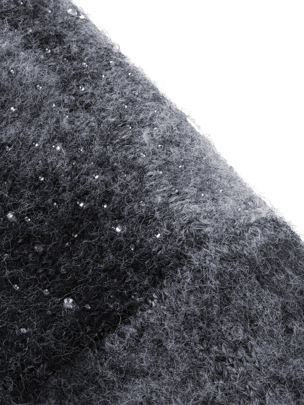 LUMINOUS DAWN RHINESTONE MOHAIR SWEATER
