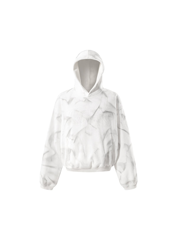 LUMINOUS DAWN EMBROIDERED LOGO HOODIE