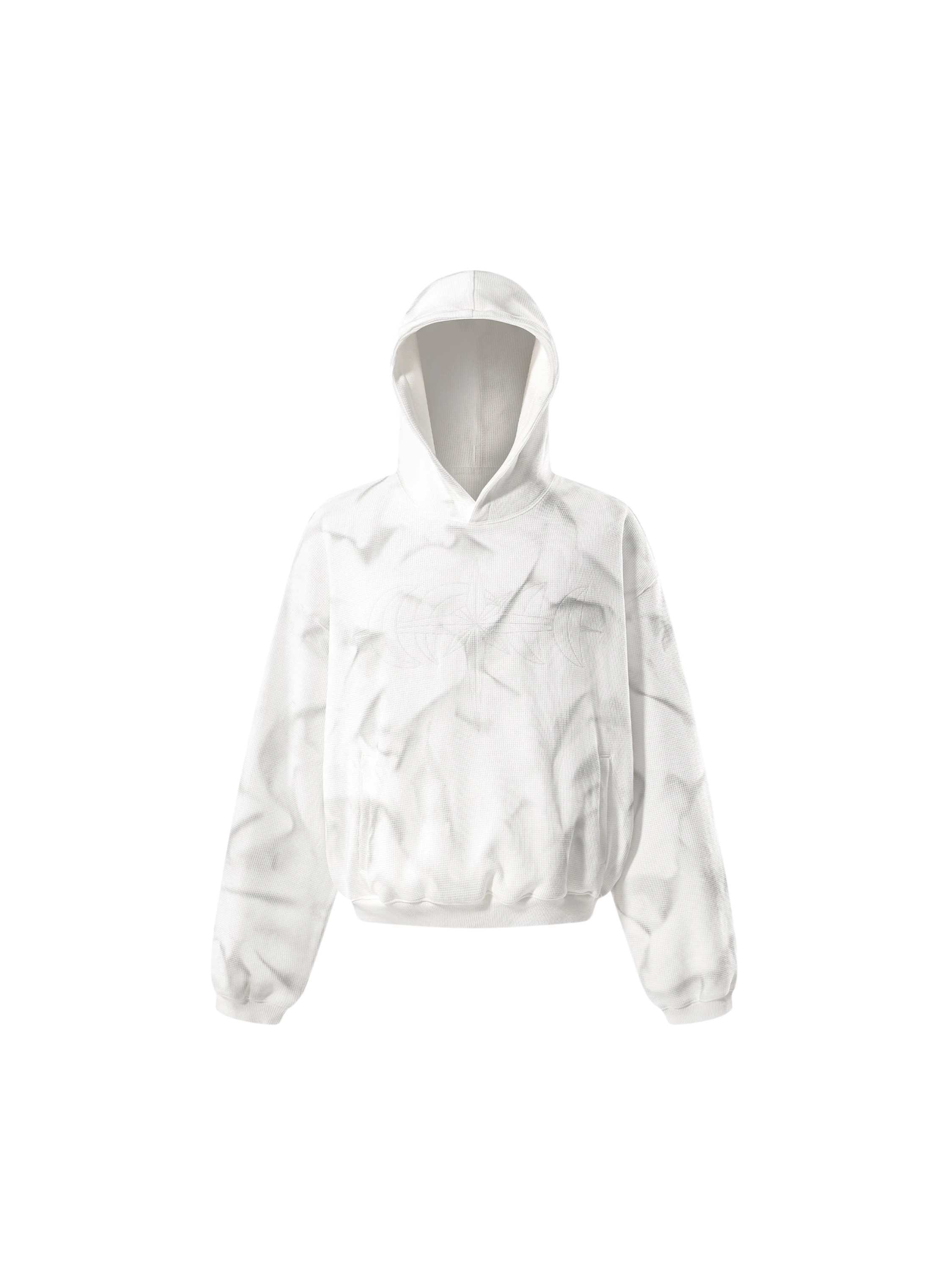 TBHNP Luminous Dawn tie-dye embroidered logo hoodie — men's streetwear hoodie