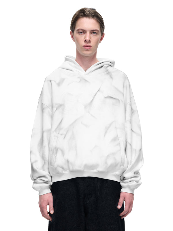 LUMINOUS DAWN EMBROIDERED LOGO HOODIE