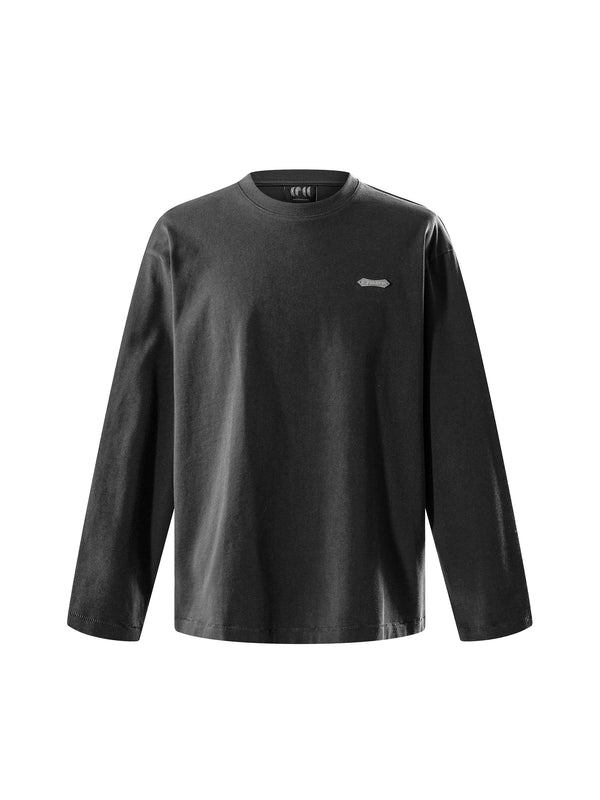 LUMINOUS DAWN FLOCKED L/S TEE