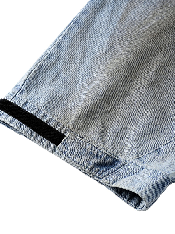 DISCIPLE ADJUSTABLE MULTI-POCKET WIPE DIRTY OVERALLS