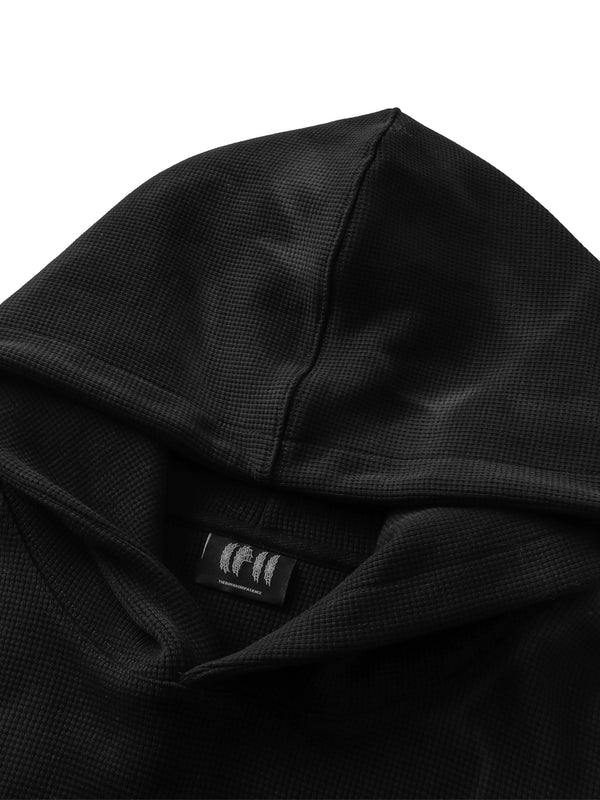 LUMINOUS DAWN EMBROIDERED LOGO HOODIE