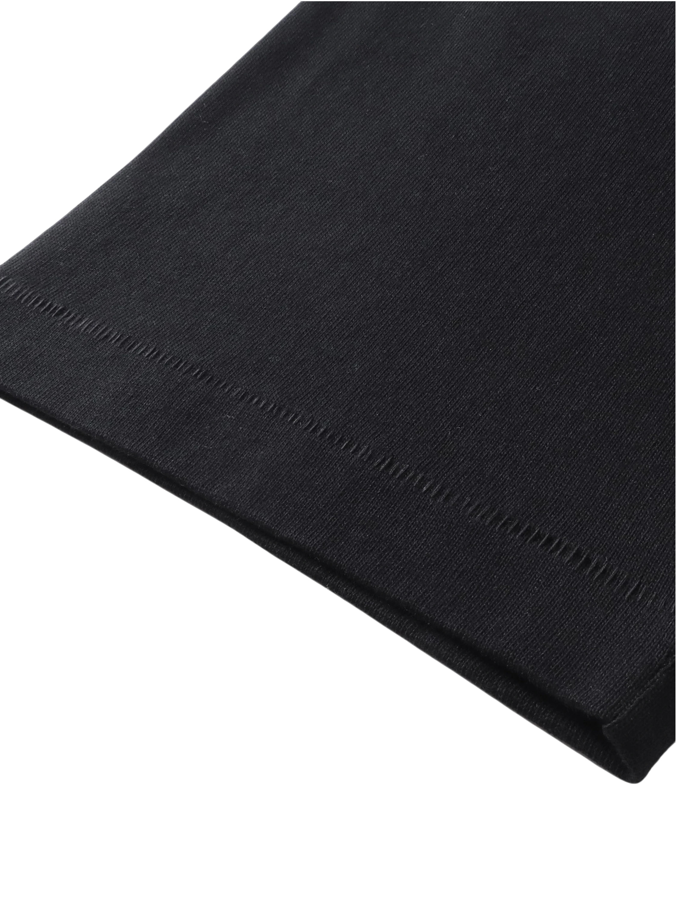 TBHNP Luminous Dawn destroyed patchwork heavyweight t-shirt, black — men's streetwear graphic tee