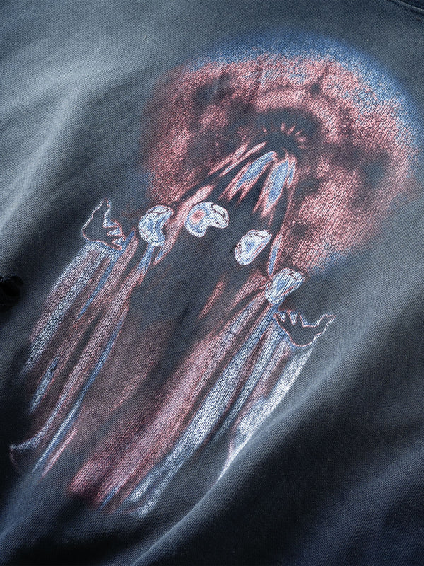 DISCIPLE SLASH DESTROYED HOODIE