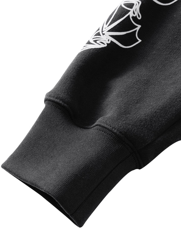 LUMINOUS DAWN ASTRAL LOGO ZIP HOODIE