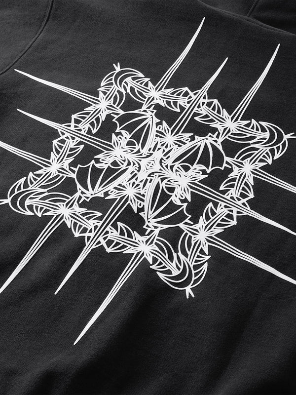 LUMINOUS DAWN ASTRAL LOGO ZIP HOODIE