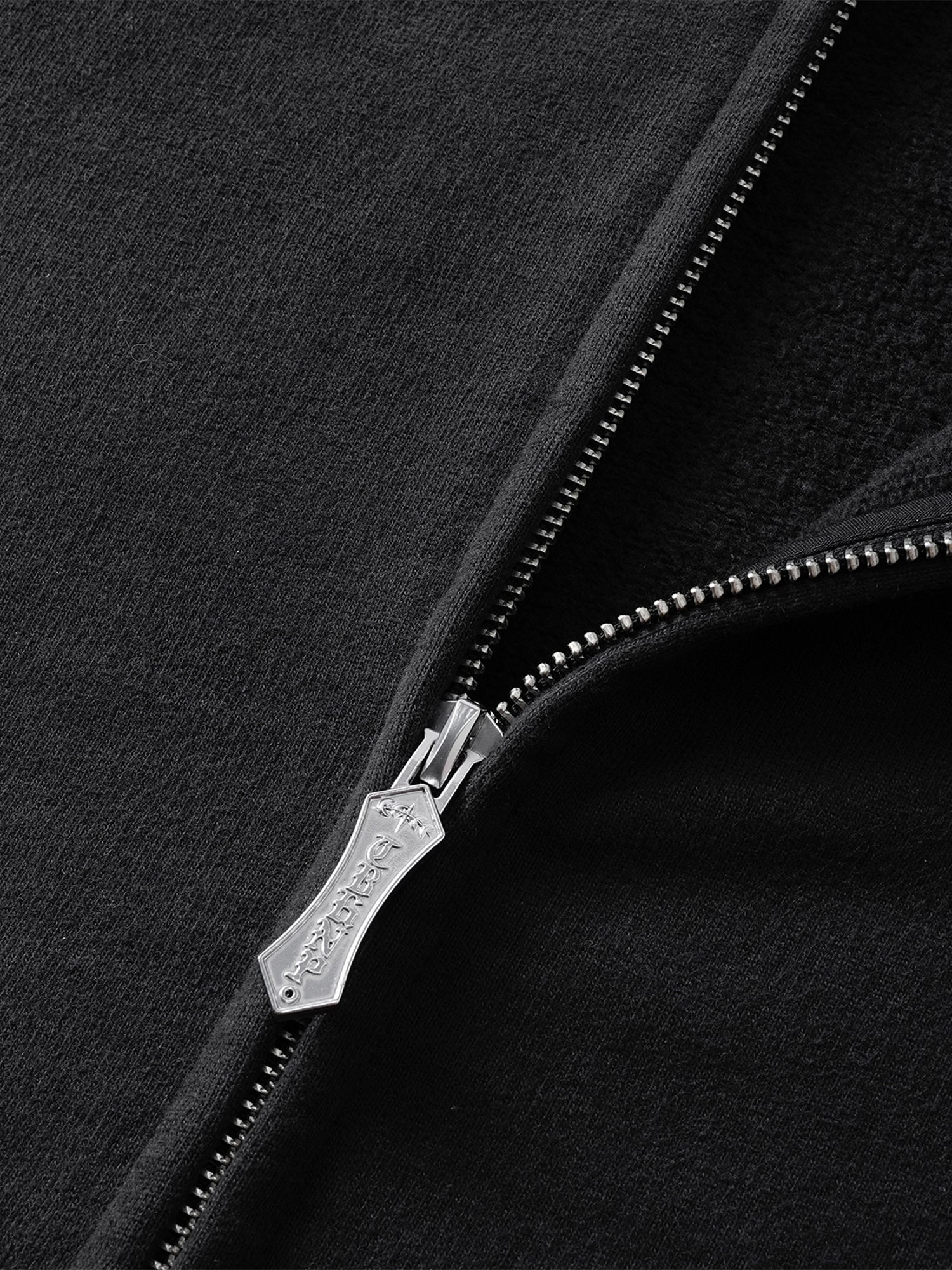 TBHNP Luminous Dawn astral logo flocked zip-up hoodie — men's streetwear hoodie