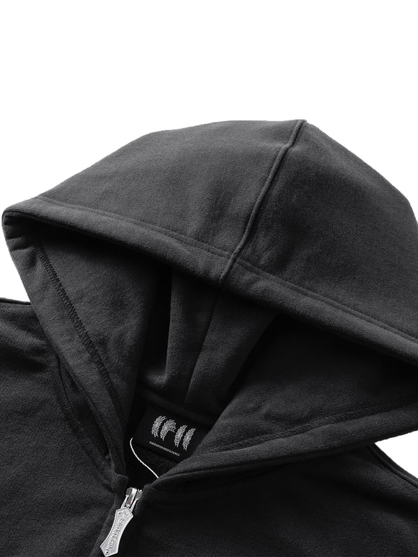 LUMINOUS DAWN ASTRAL LOGO ZIP HOODIE