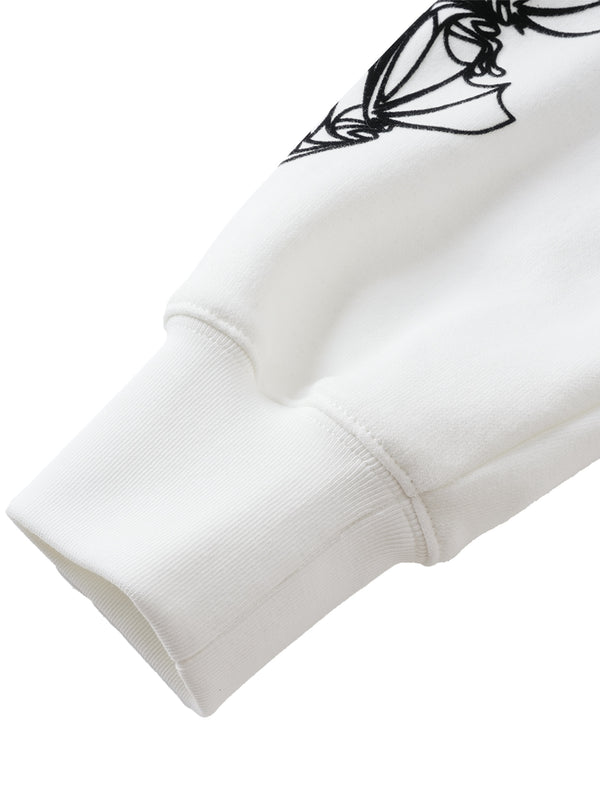 LUMINOUS DAWN ASTRAL LOGO ZIP HOODIE