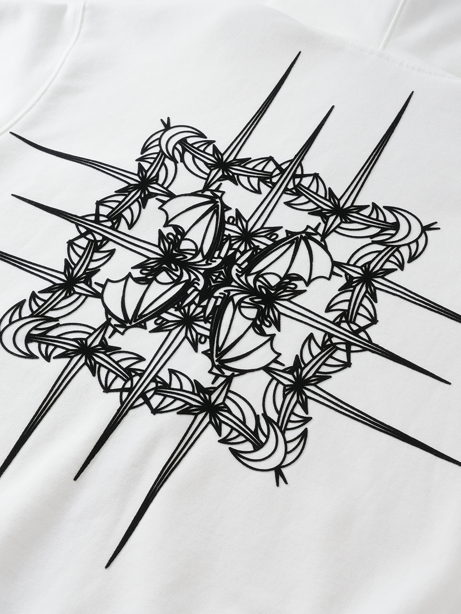 LUMINOUS DAWN ASTRAL LOGO ZIP HOODIE