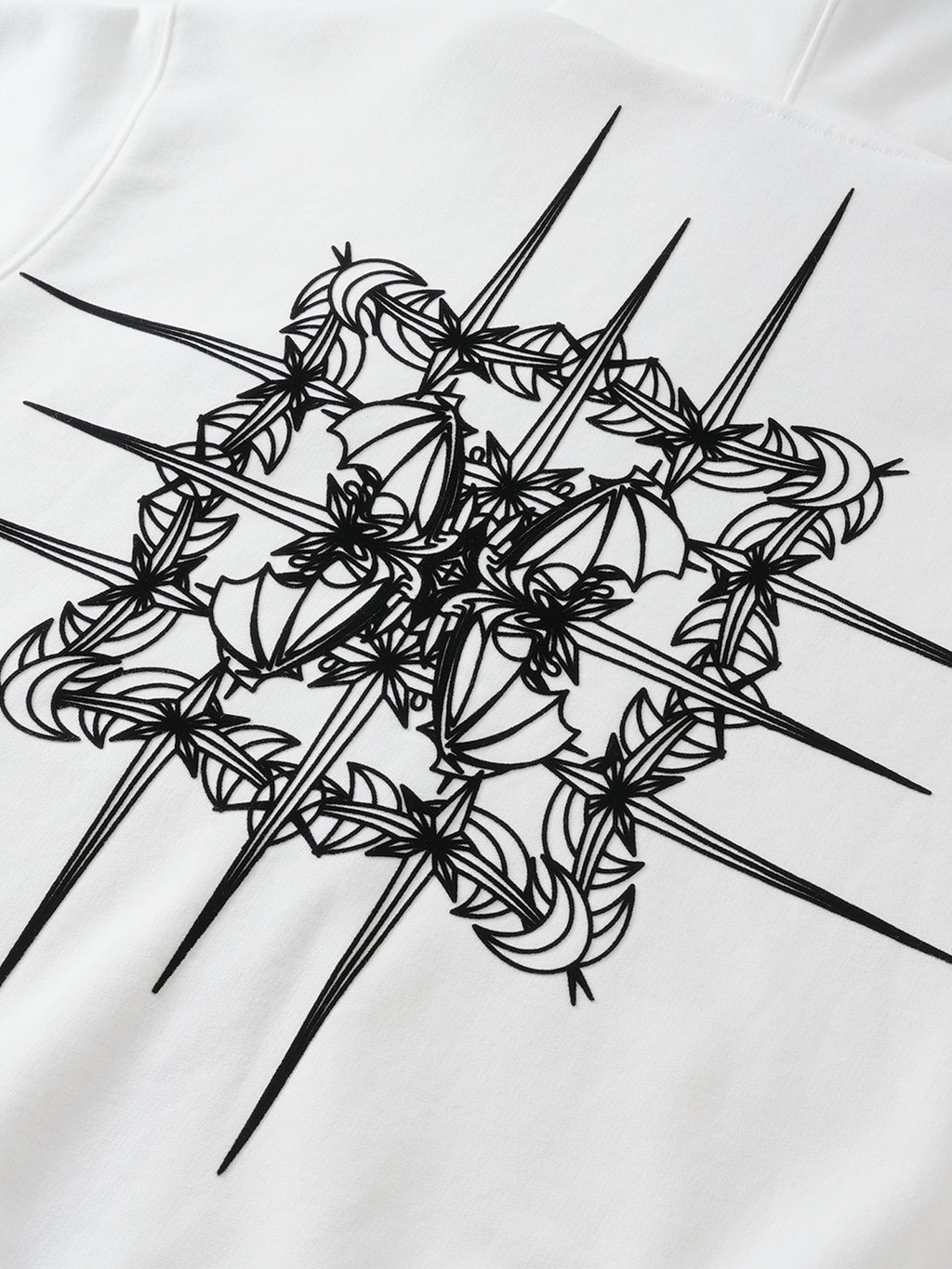 LUMINOUS DAWN ASTRAL LOGO ZIP HOODIE