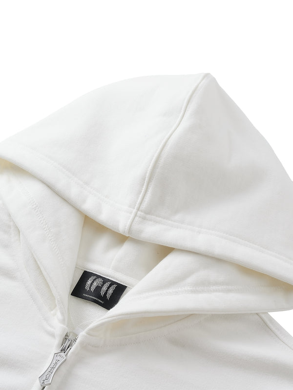 LUMINOUS DAWN ASTRAL LOGO ZIP HOODIE