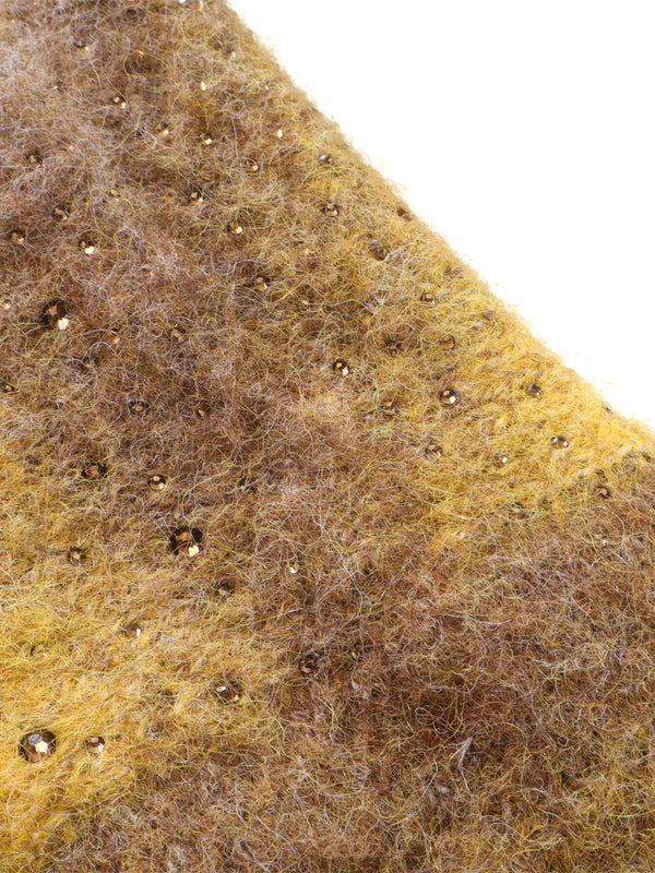 LUMINOUS DAWN RHINESTONE MOHAIR SWEATER