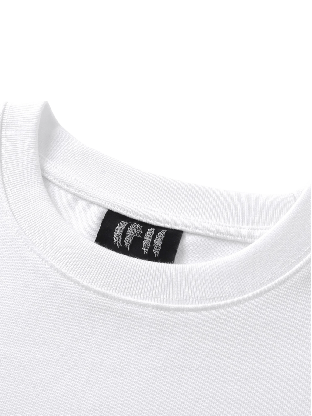 TBHNP Luminous Dawn flocked logo long-sleeve tee — men's streetwear graphic tee