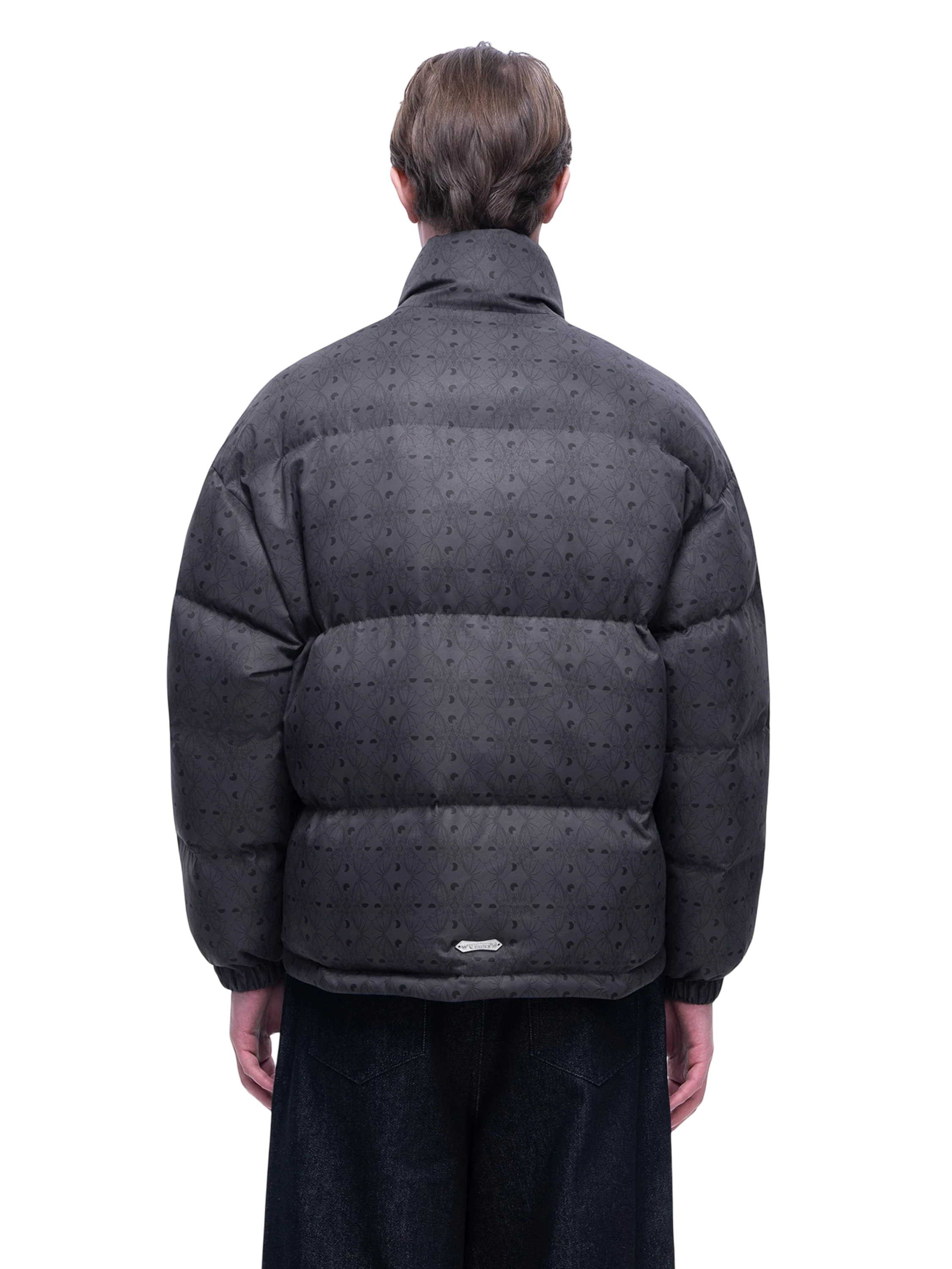 TBHNP Luminous Dawn Shadowbat down puffer jacket — men's gothic streetwear jacket