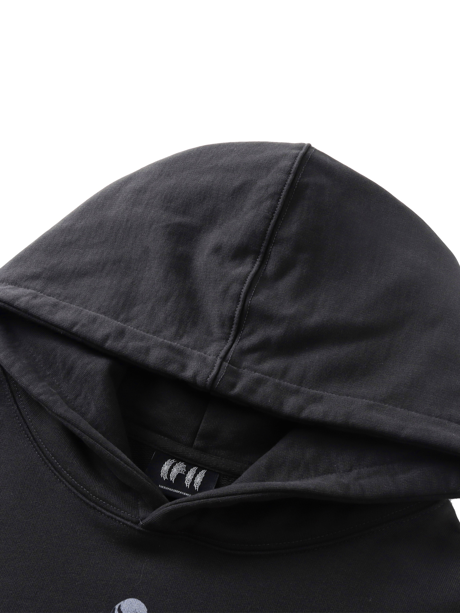 LUMINOUS DAWN WASHED PRINTED DESTROYED HOODIE