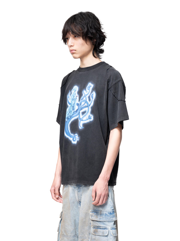 DISCIPLE RIBBED PATCHWORK S/S TEE