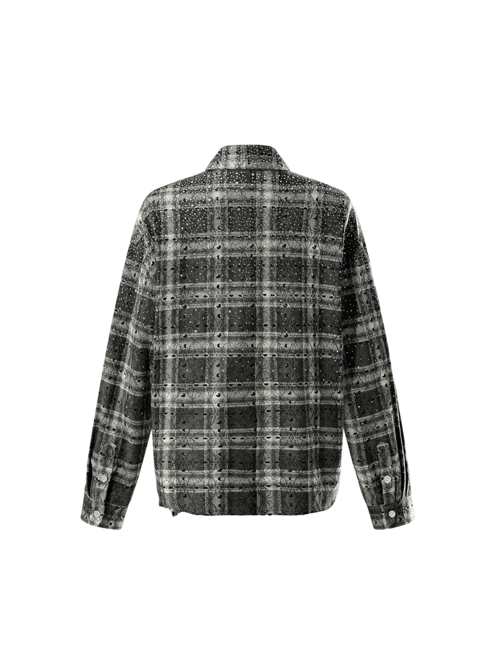 LUMINOUS DAWN SHADOWBAT BUCKLE PLAID SHIRT