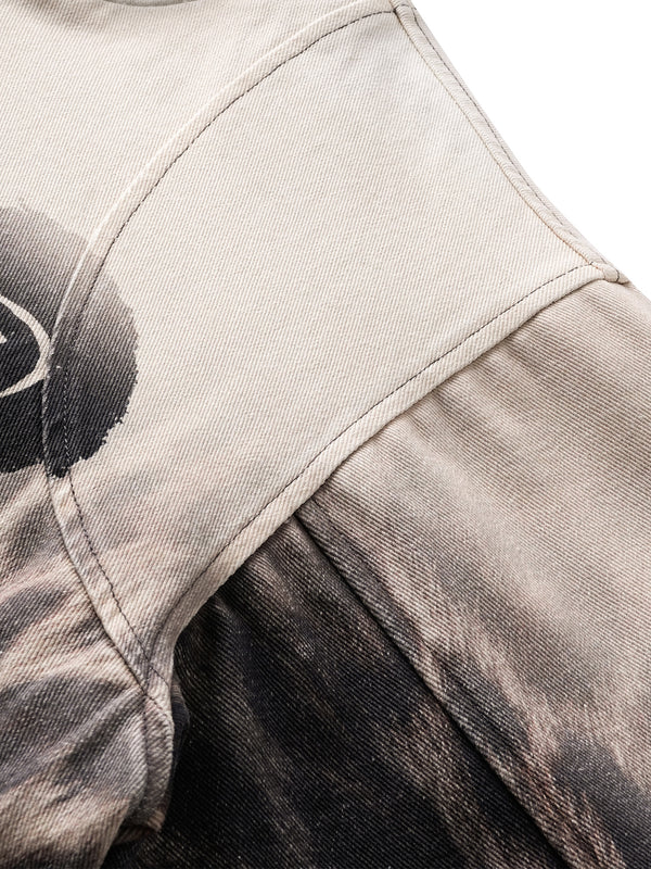 DISCIPLE FUR PATCHWORK JACKET