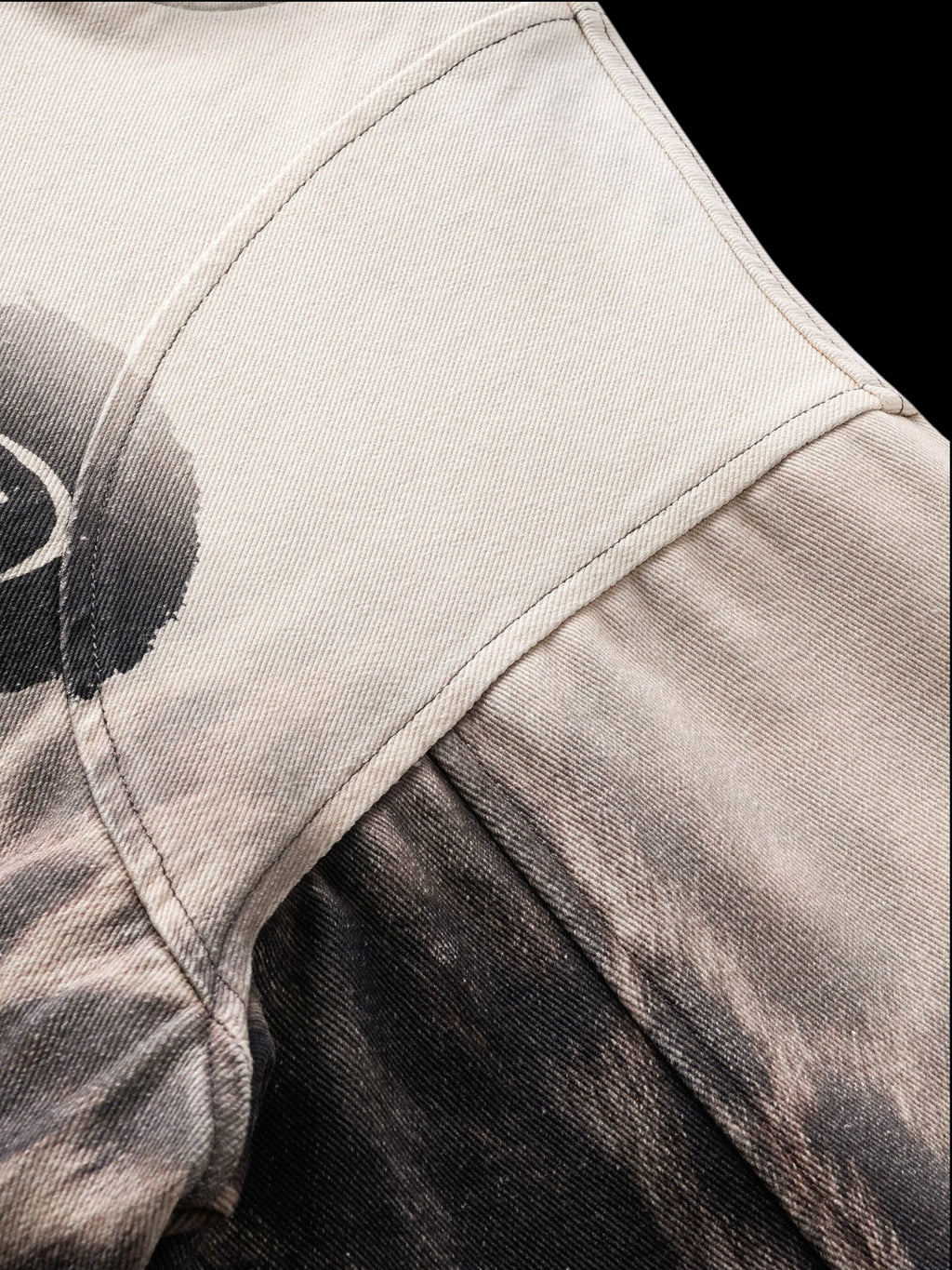 TBHNP Disciple distressed double-layer zip hoodie, sandy — men's streetwear hoodie