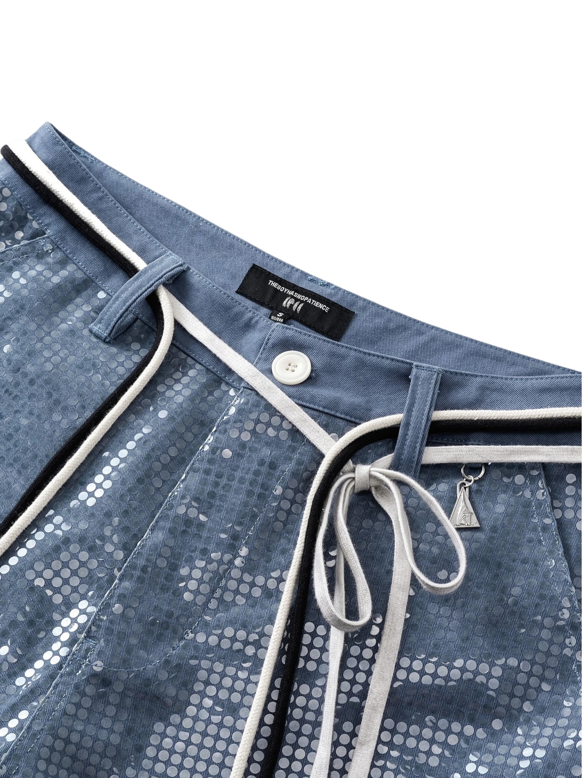 TBHNP Disciple sequin wide-leg work pants — men's streetwear pants