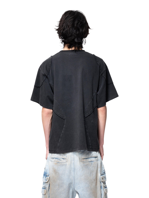 DISCIPLE RIBBED PATCHWORK S/S TEE