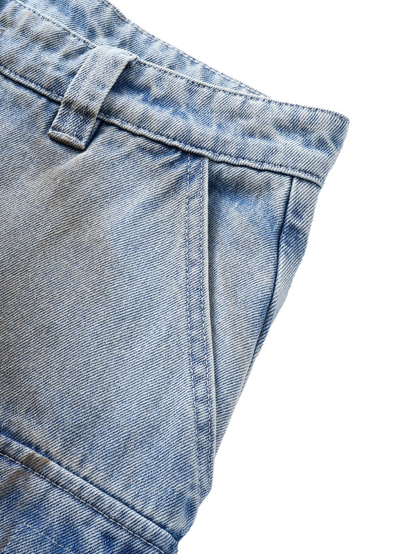 DISCIPLE ADJUSTABLE MULTI-POCKET WIPE DIRTY OVERALLS