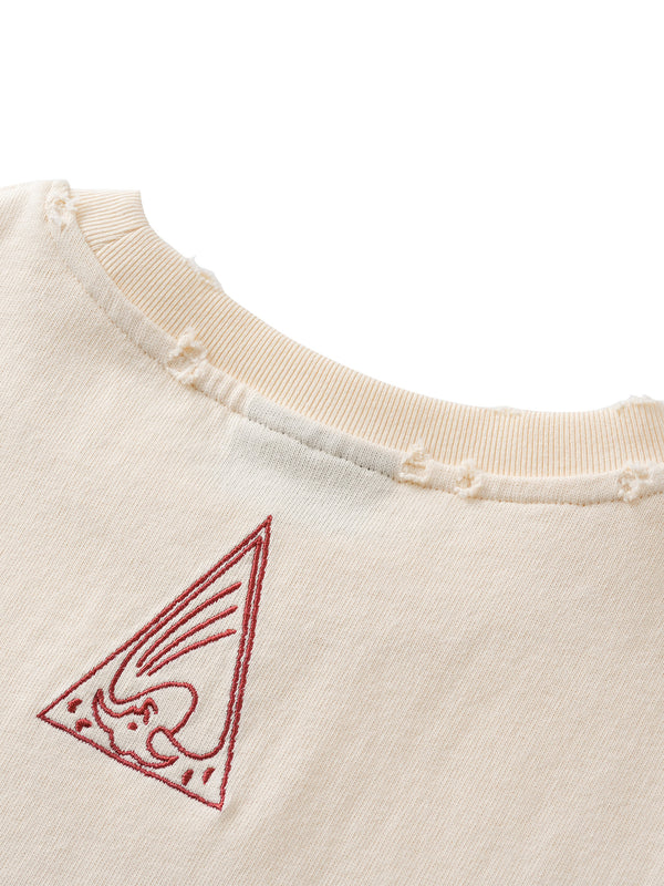 DISCIPLE TWO-TONE PRINTED L/S TEE