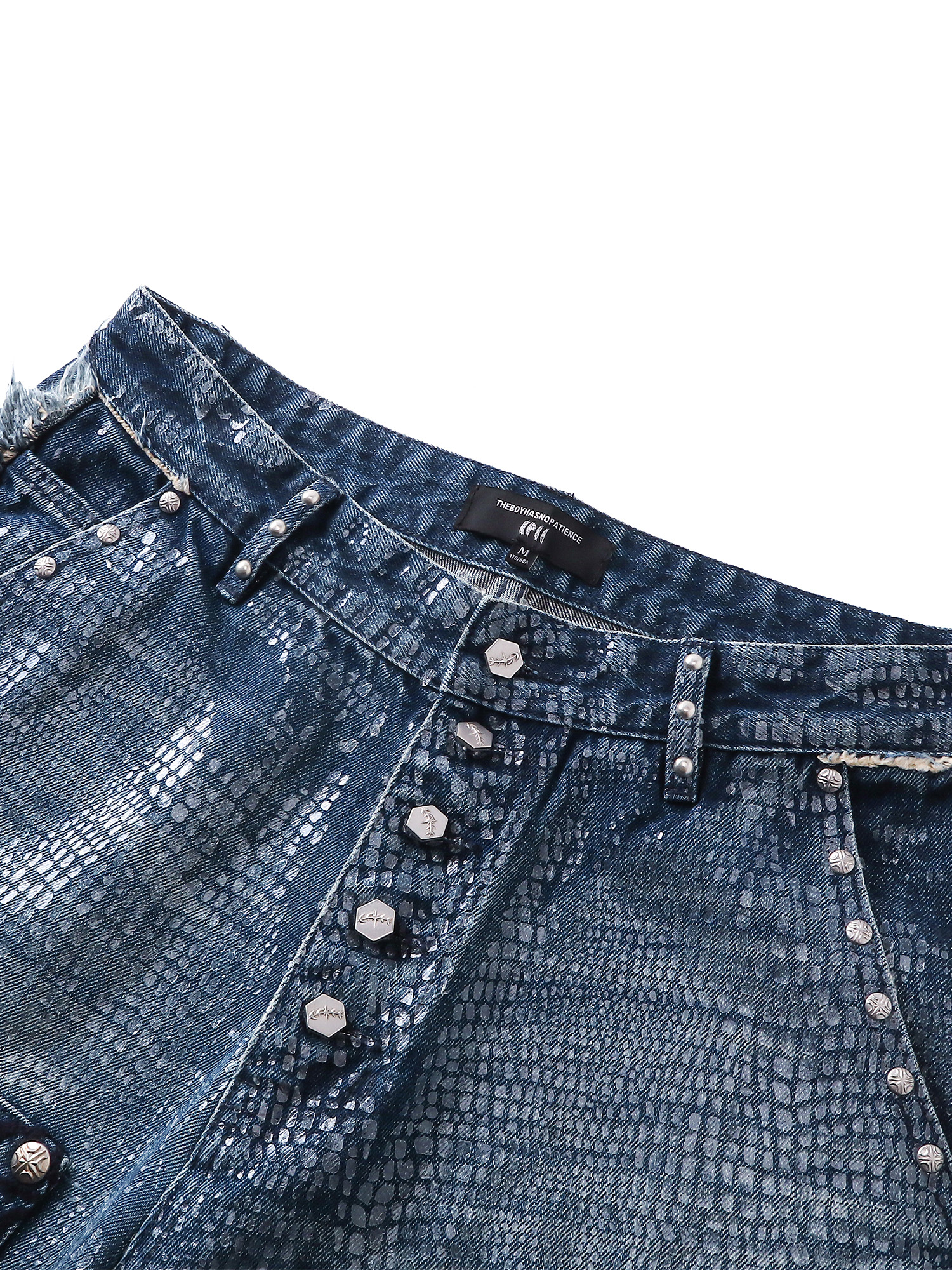 LUMINOUSDAWN FRINGED JEANS