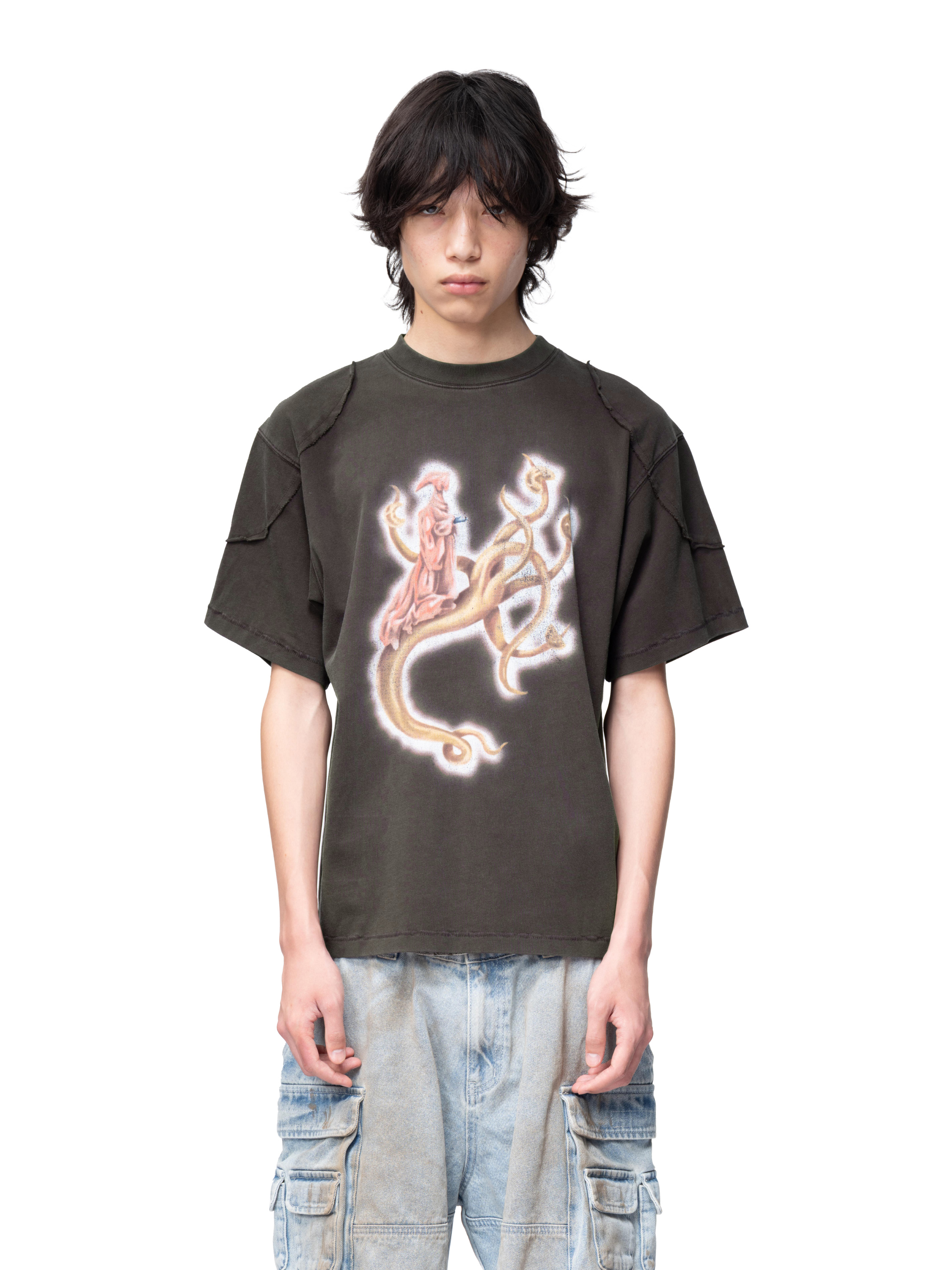 DISCIPLE RIBBED PATCHWORK S/S TEE