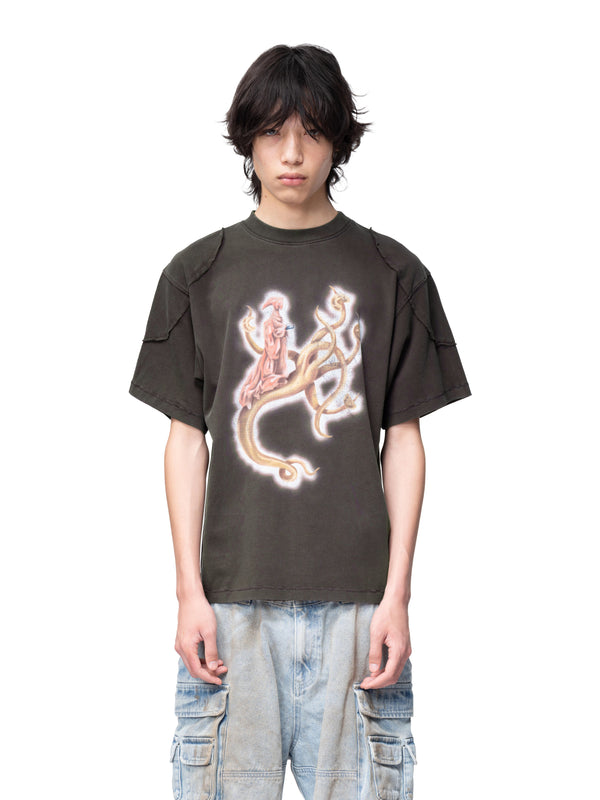DISCIPLE RIBBED PATCHWORK S/S TEE