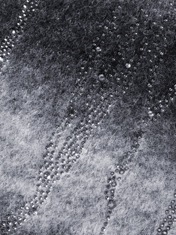 LUMINOUS DAWN RHINESTONE MOHAIR SWEATER