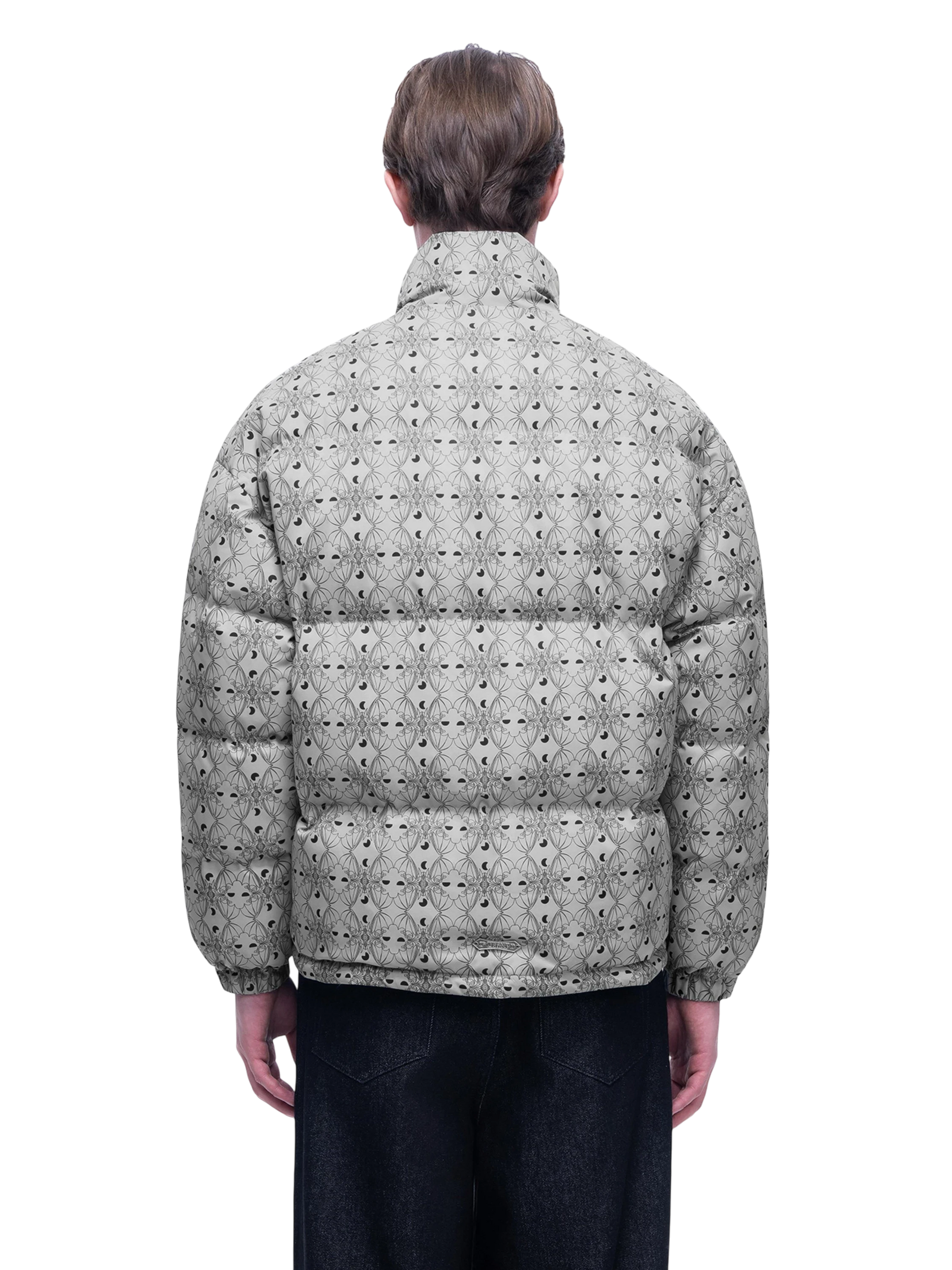 TBHNP Luminous Dawn Shadowbat down puffer jacket — men's gothic streetwear jacket