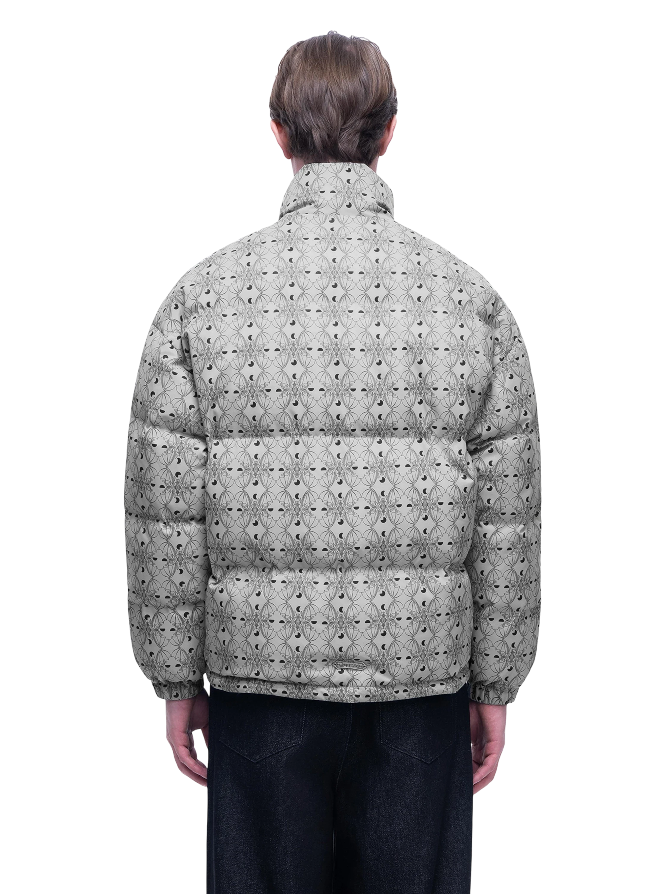 TBHNP Luminous Dawn Shadowbat down puffer jacket — men's gothic streetwear jacket