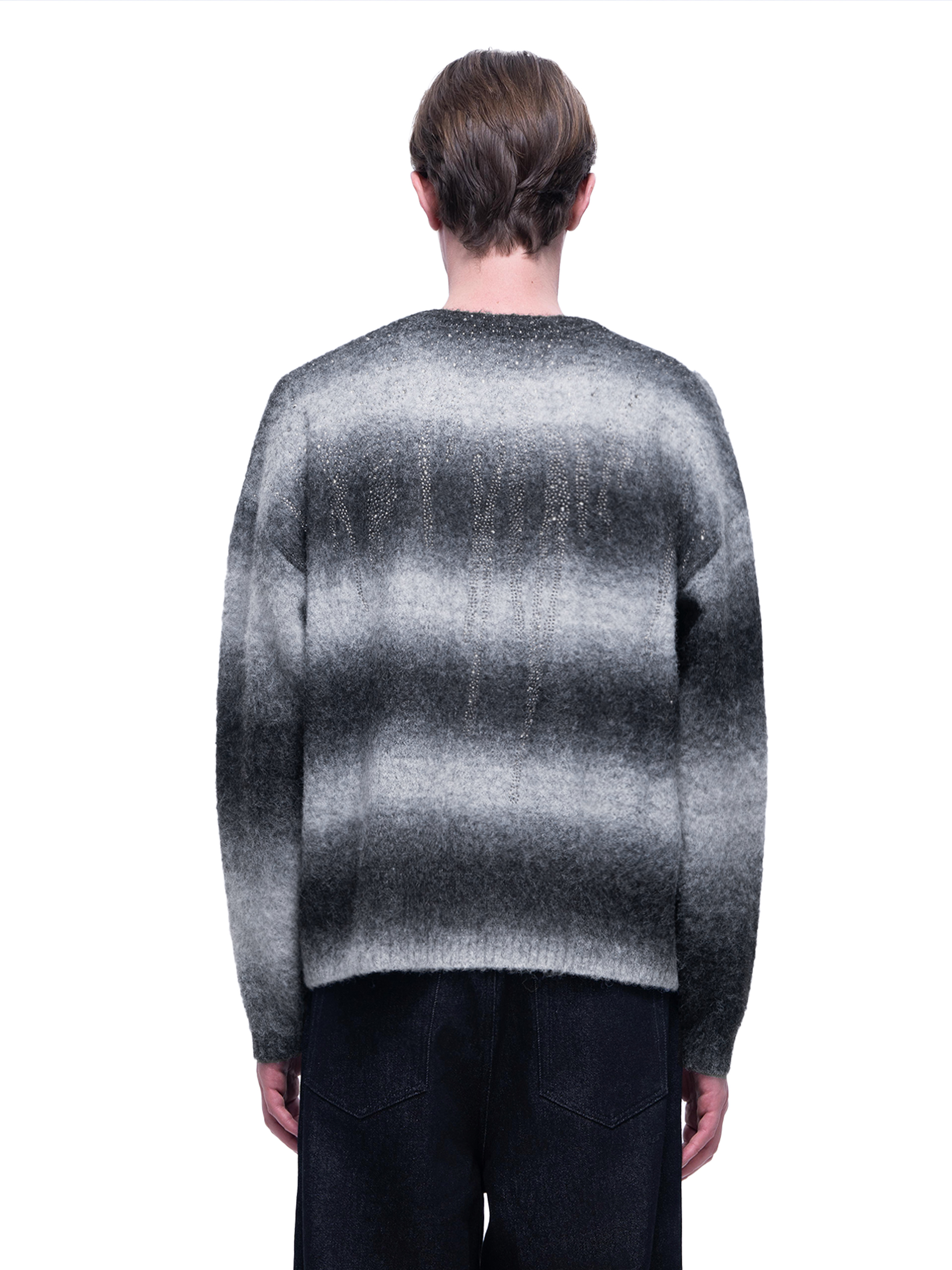 LUMINOUS DAWN RHINESTONE MOHAIR SWEATER
