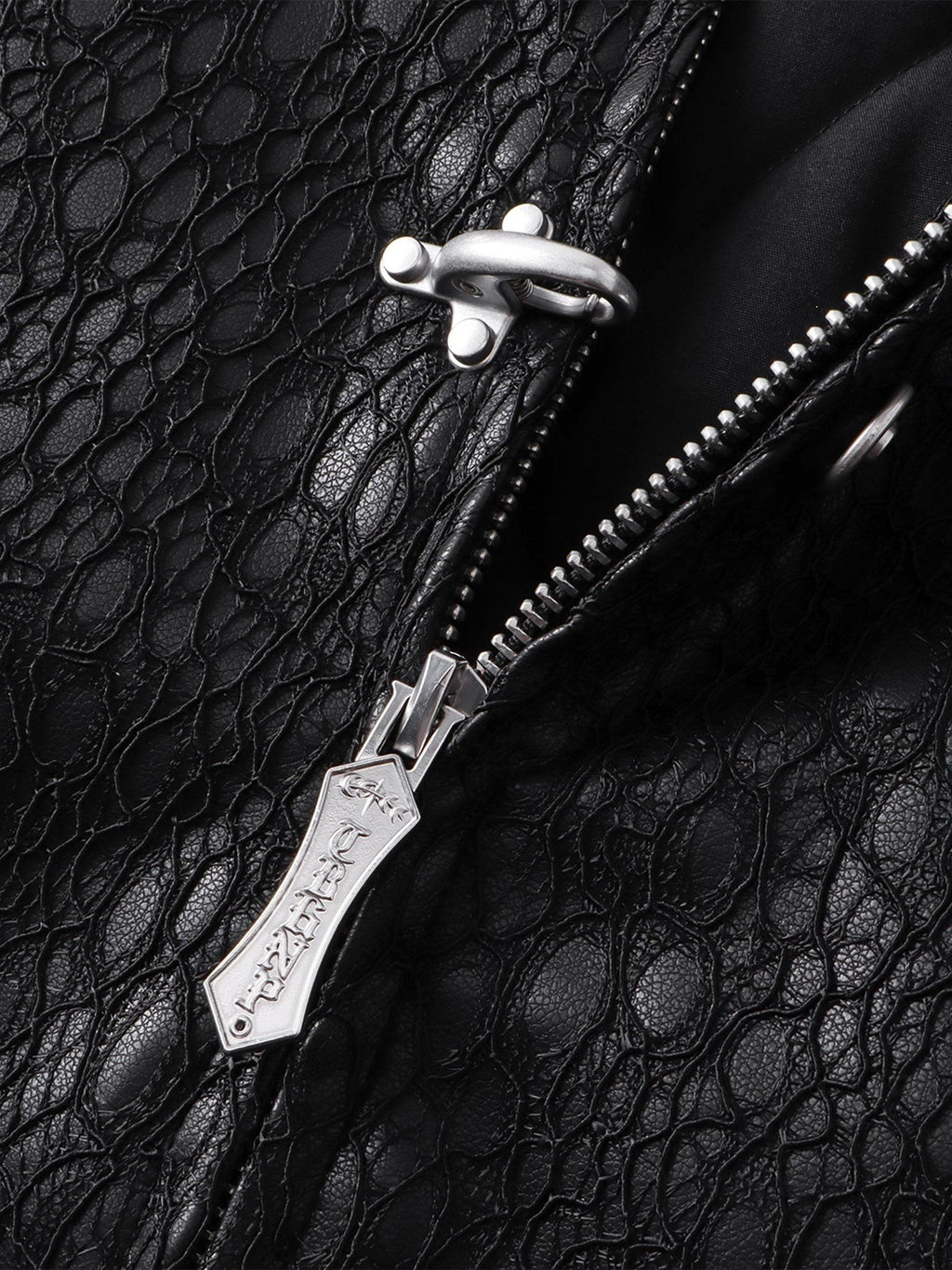 LUMINOUS DAWN STRUCTURED PATCHWORK LEATHER JACKET