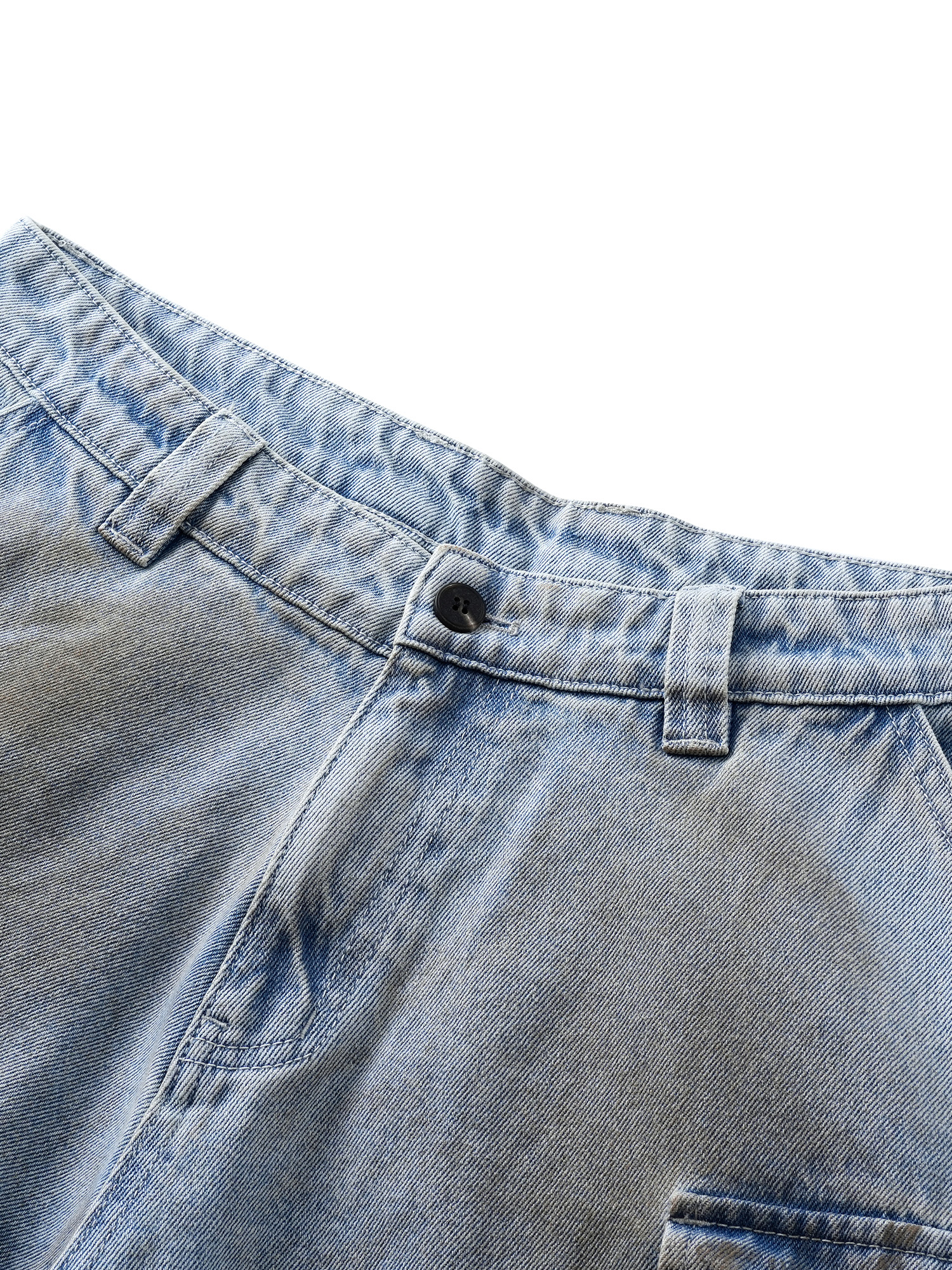 DISCIPLE ADJUSTABLE MULTI-POCKET WIPE DIRTY OVERALLS