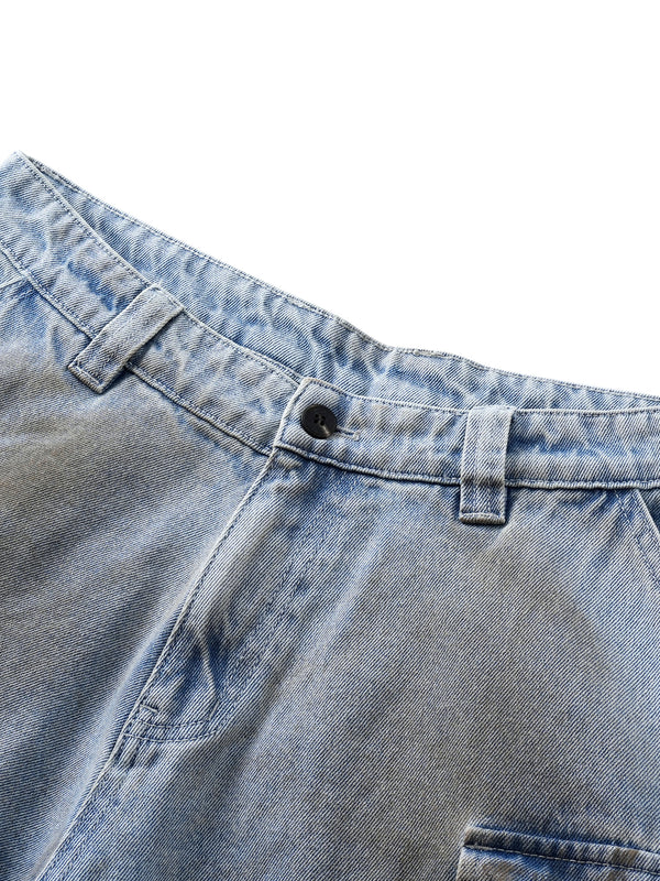 DISCIPLE ADJUSTABLE MULTI-POCKET WIPE DIRTY OVERALLS