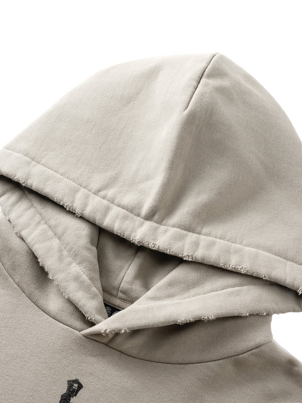 LUMINOUS DAWN KNIGHT AND SWORD PRINTED HOODIE