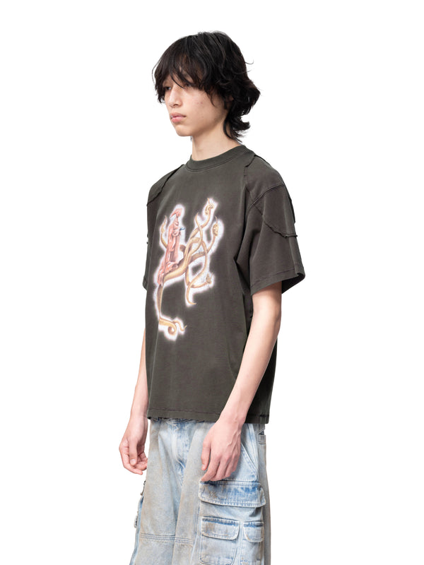 DISCIPLE RIBBED PATCHWORK S/S TEE