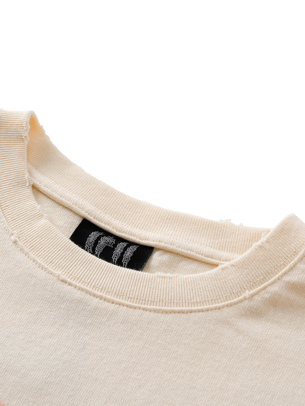 DISCIPLE TWO-TONE PRINTED L/S TEE