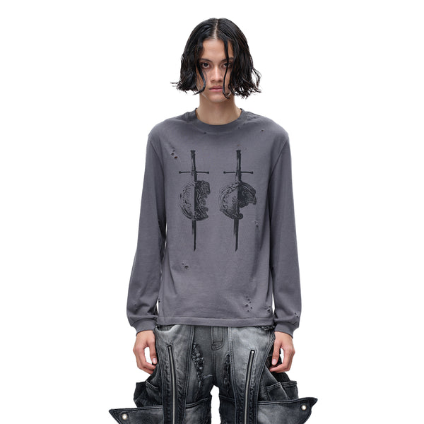 LUMINOUS DAWN SWORD & SHIELD L/S TEE