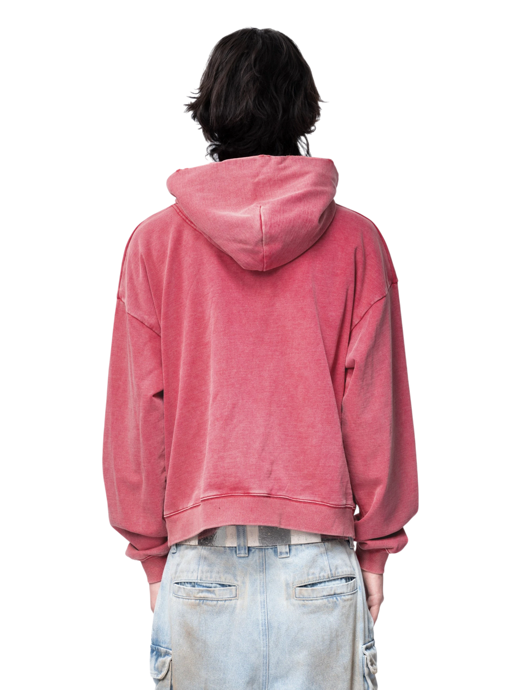 DISCIPLE DOUBLE SAINTS DISCHARGE-PRINT HOODIE