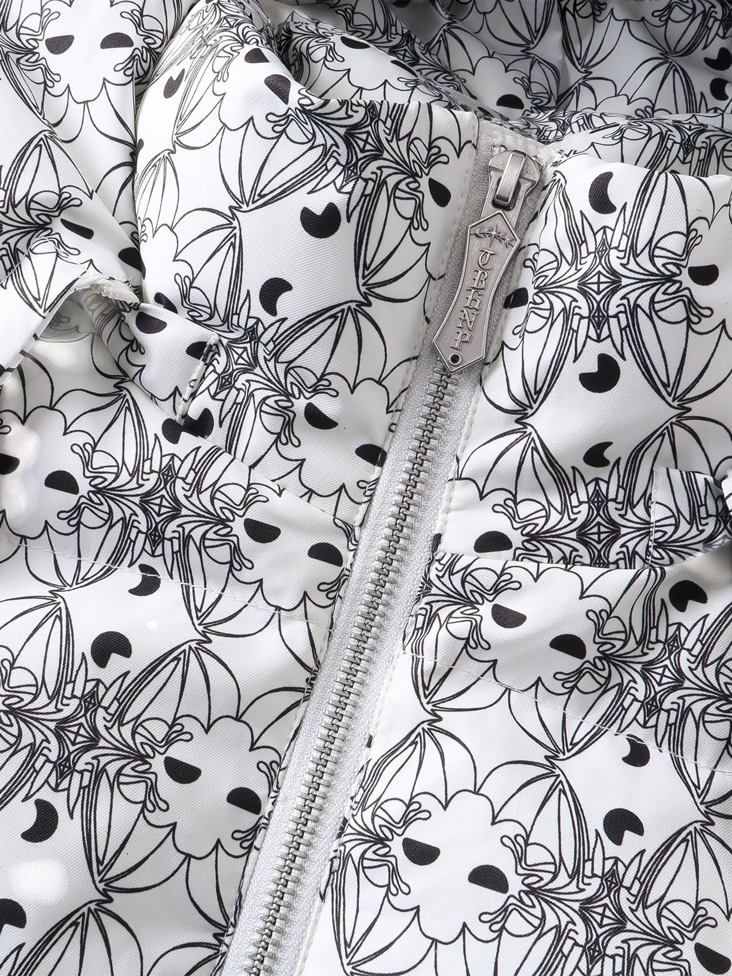LUMINOUS DAWN BAT PATTERN DOWN PUFFER VEST
