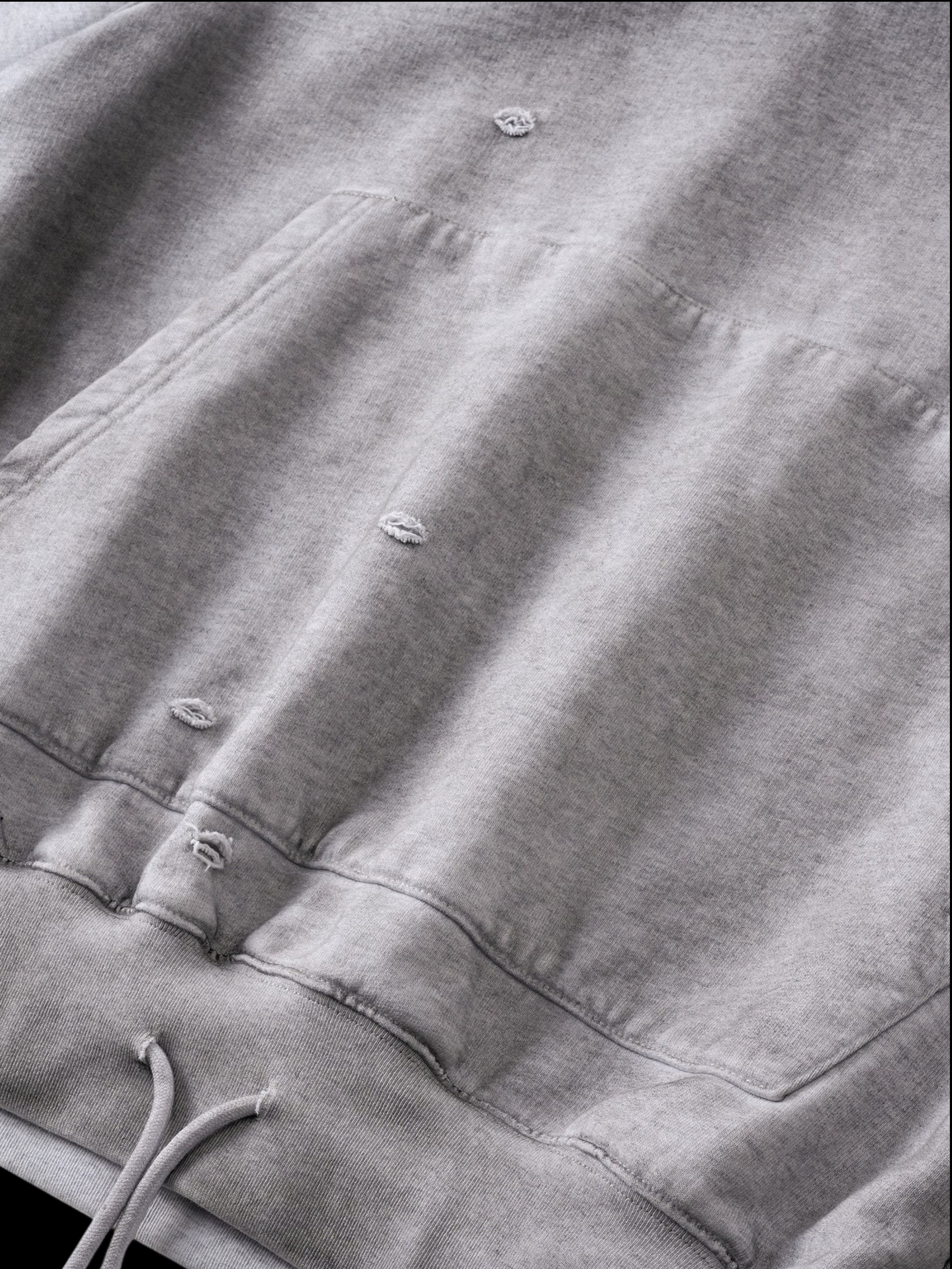 DISCIPLE DISTRESSED STAINED PULLOVER HOODIE